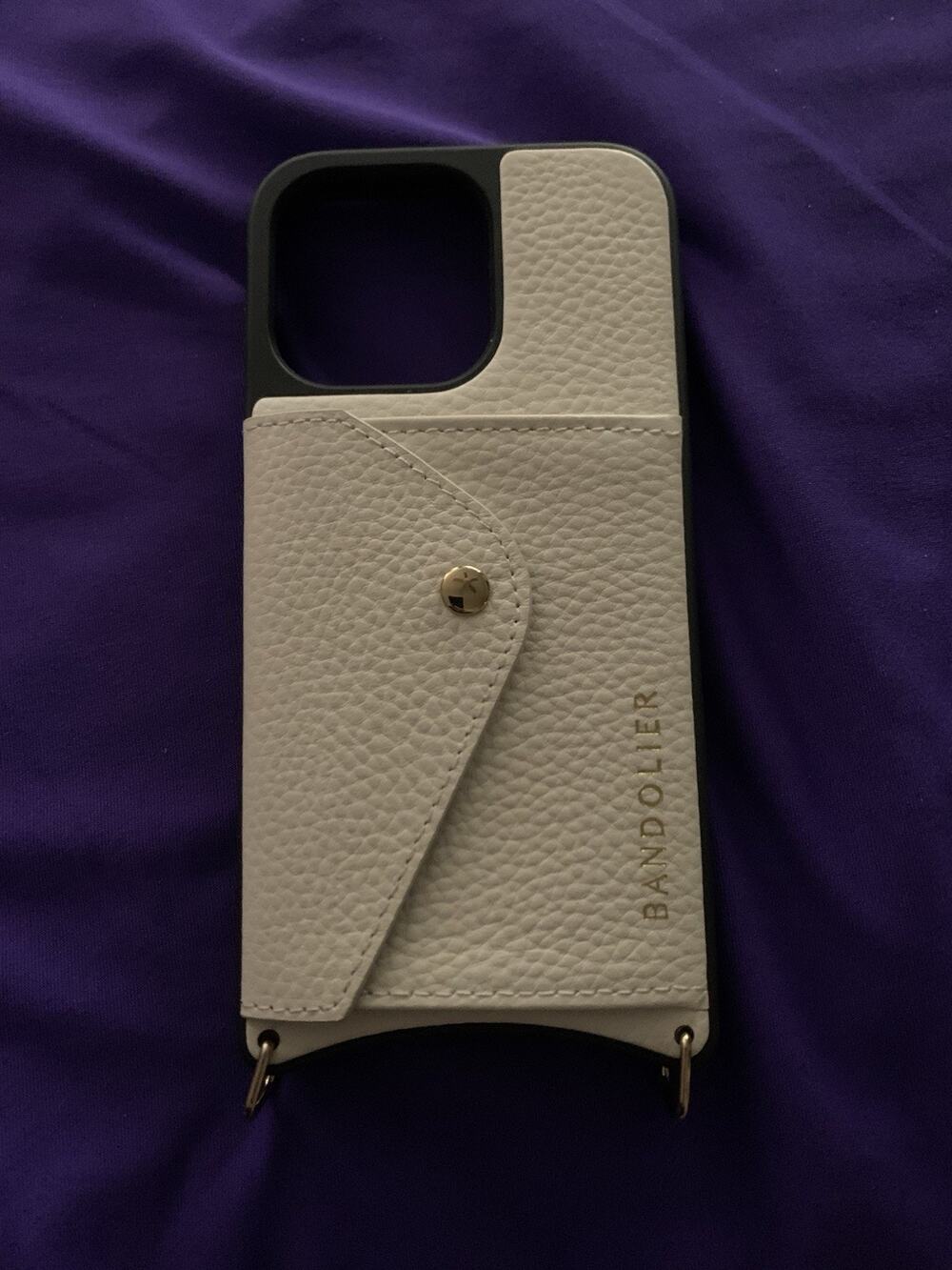 Bandolier Ivory iPhone 14 Pro Phone case only Cell *No Strap